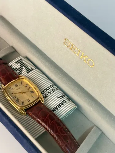 Relógio Seiko Tank Vintage - Full Set (NOS)