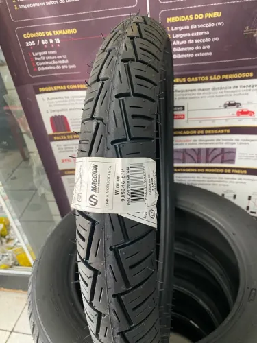 Pneu traseiro 90/90/18 Maggion (uso sem câmara)