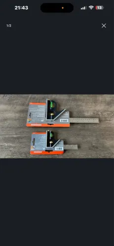 Esquadros Swanson - Kit imperdível de dois combinados (30 e 15 cm)
