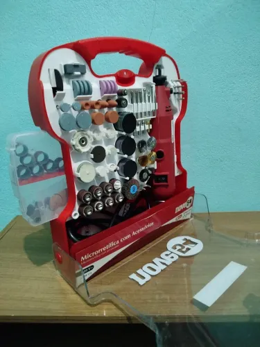 Micro Retífica Nove54 172 Peças 220V com Maleta e Acessórios Completa