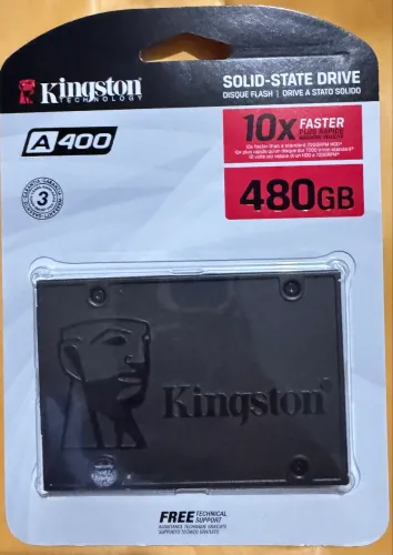 SSD Kingston A400 480GB SATA III 2.5" Novo Lacrado Original