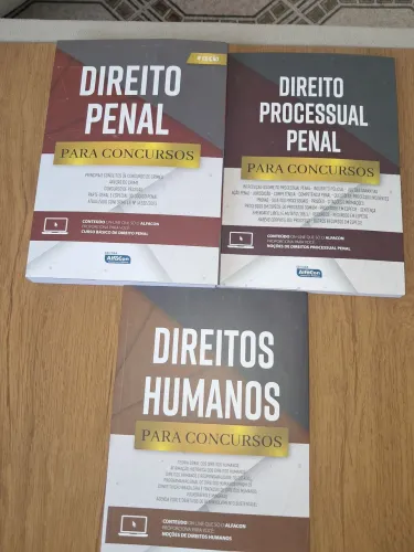 Livros "Coleção Direito Penal 4a edição; Processual Penal e Direitos Humanos" Ed. Alfacon