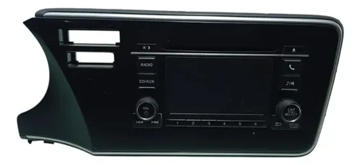 Multimídia Rádio Central Honda City Ano 2015 2016 Preto
