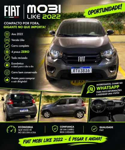 Fiat Mobi Like 1.0 Fire Flex 5P. 2022