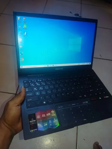 Notebook positivo Motion retirada no Paranoá