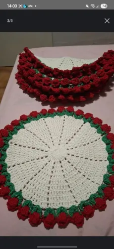 Supla de crochê 6 peças 