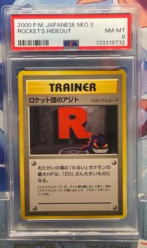 Gengar Rocket's Neo 3 PSA 8