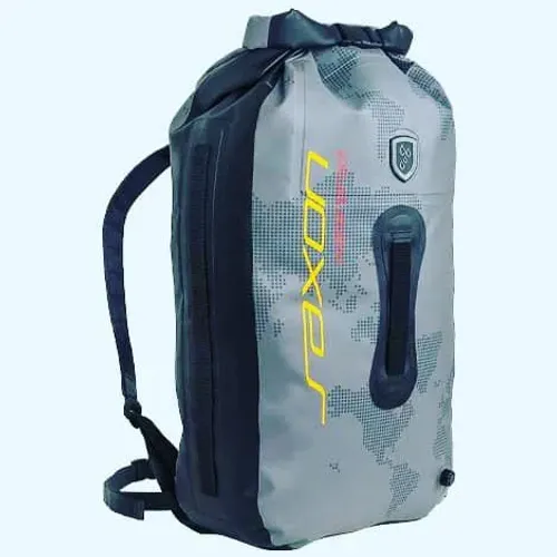 Mochila Estanque Waterproof Mundi 40L Saxon Cores: Cinza, Preto, Branco