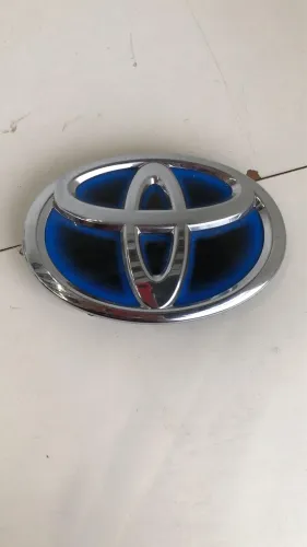 Emblema Toyota Original Azul Cromado - Grade Dianteira / Porta-Malas