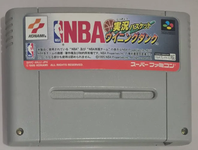 Cartucho/Jogo de Super Famicom/SNES: NBA Basketball Winning Dunk