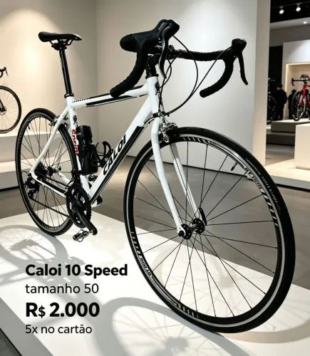 Bicicleta speed Caloi 10 vendo ou troco em mtb do meu interesse, divido em 5X no cartão