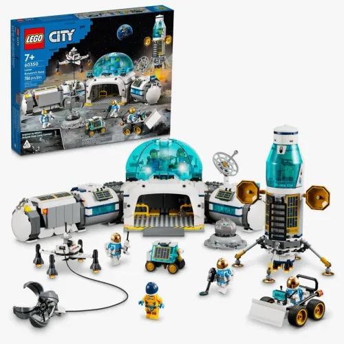Lego City 60350 - Base Pesquisa Lunar NASA - Novo e Lacrado