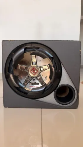 Caixa Subwoofer e Módulo Amplificador