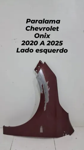 Paralama Chevrolet Onix 2020 A 2025 lado esquerdo original 