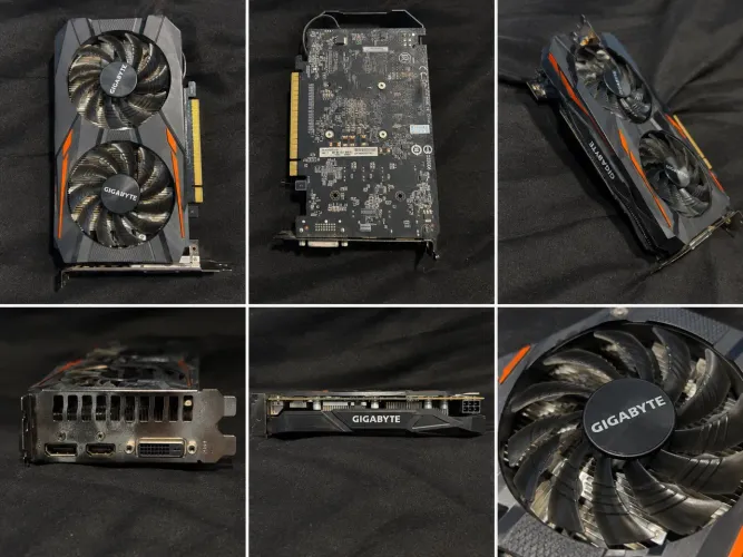 Placa de Vídeo GTX 1050 Ti 4GB Gigabyte - Funcionando Perfeitamente