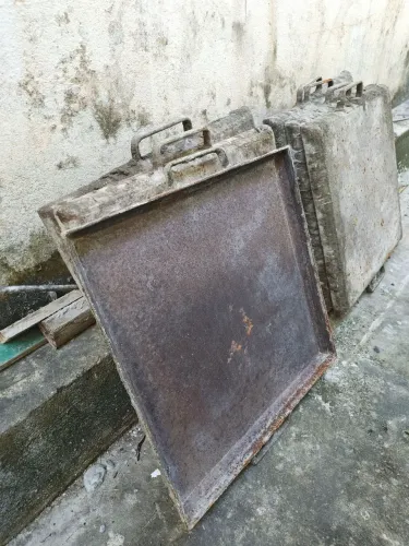 Fôrmas metálicas para placas de concreto para calcadas6