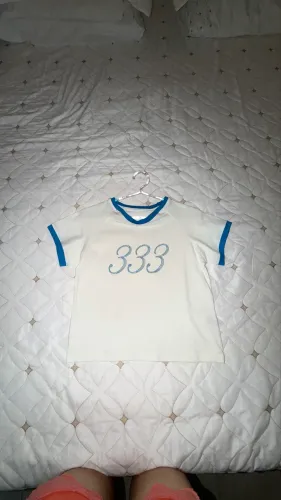 Camiseta Cropped Feminina 333 Matuê Branca