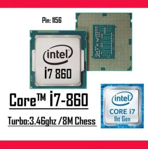 Processador Gamer Intel Core i7 860 3.46ghz Turbo / LGA 1156