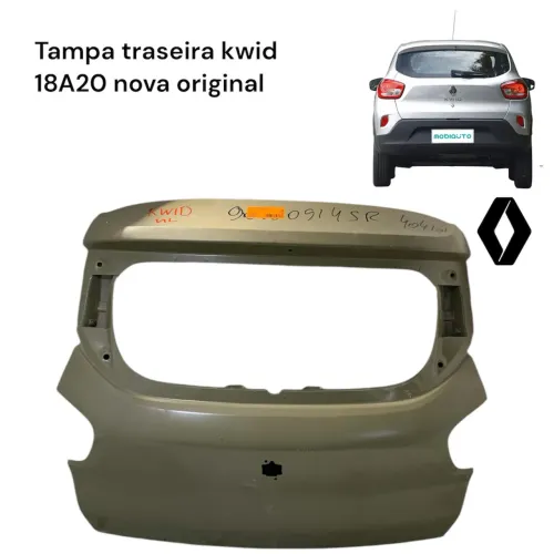 Tampa traseira kwid 18A20 nova original.