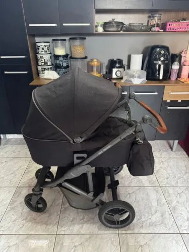 Carrinho abc design como 4 + isofix + canguru + cercadinho. 