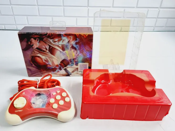 J01-Controle -Ryu- Sreet Fighter edição de Aniversário PS2