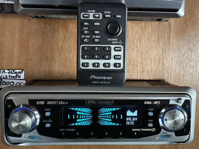 Cd radio Bluetooth controle pioneer deh-p7650mp golfinho vários gráficos oferta 2000,00