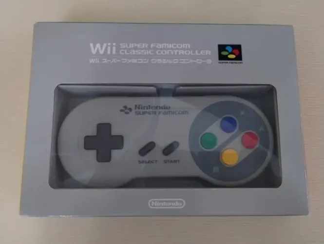 Controle Clássico Super Nintendo Japonês para Wii Sem Uso