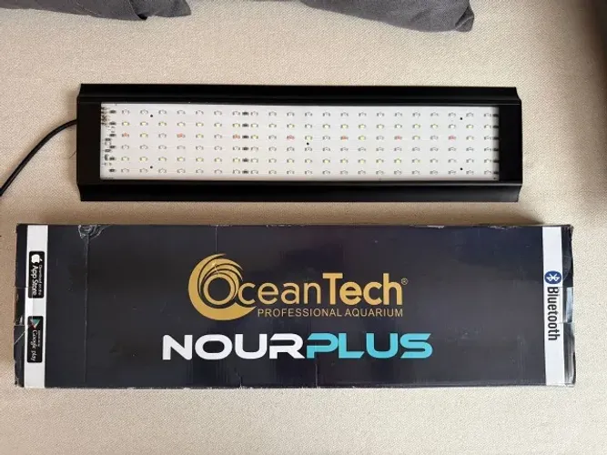 Luminária Ocean Tech Nour Plus Marine 60cm - Wi-Fi, 4 Canais, Ultra Slim