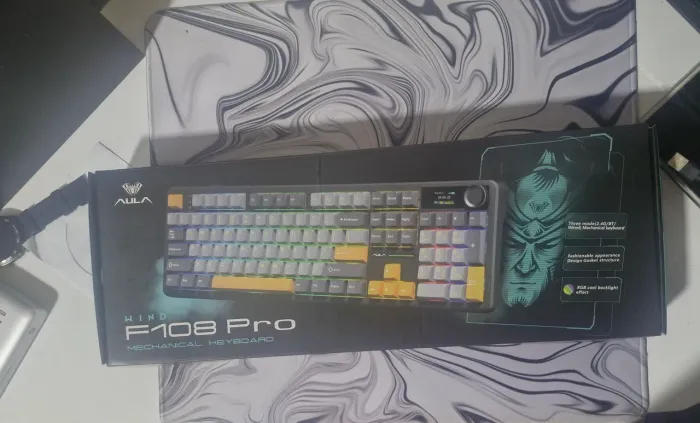 Teclado Mecânico Novo EPOMAKER x AULA F108 PRO