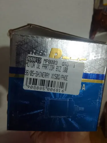 Motor de arranque Biz 100 1998 até 2005