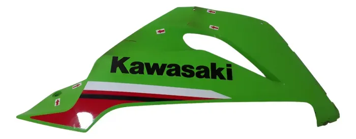 Carenagem Spoiler Kawasaki Zx6r 636 20/24 L/d Avaria 59851 Verde