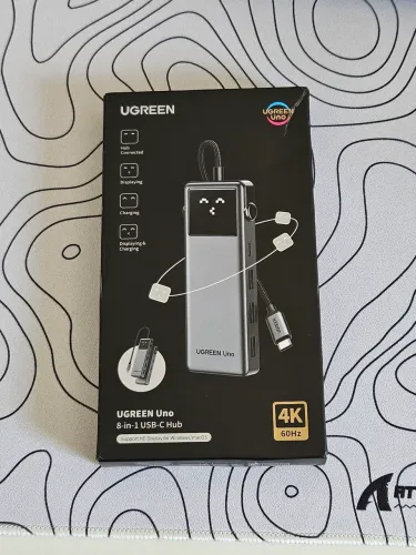 Hub USB-C UGREEN Uno 8 em 1 - 4K 60Hz - 10Gbps