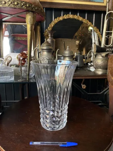 Antigo vaso em cristal (ref:279)