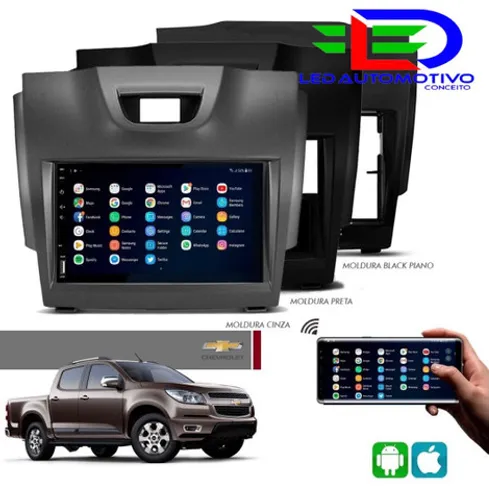 Multimidia S10 com Moldura Nova