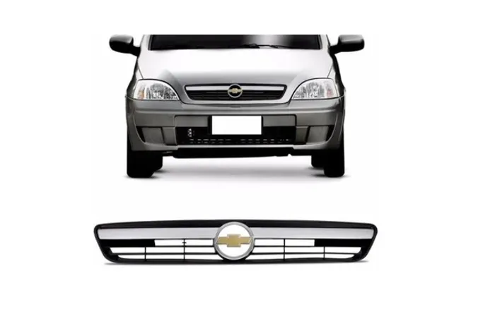 Grade Radiador com Friso Cromado Corsa Montana 2008 a 2012