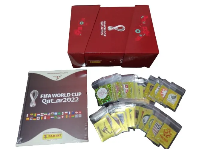 Album Box Capa Dura Copa 2022 Lacrado Completo Para Colar