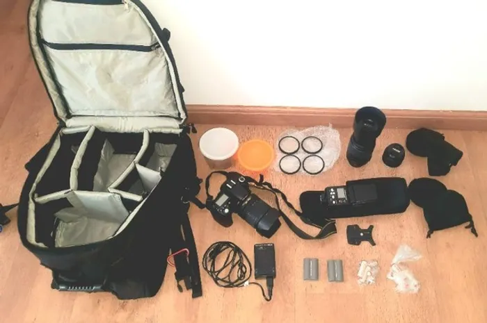 Equipamento para fotógrafo (Nikon D90, lentes e acessórios)