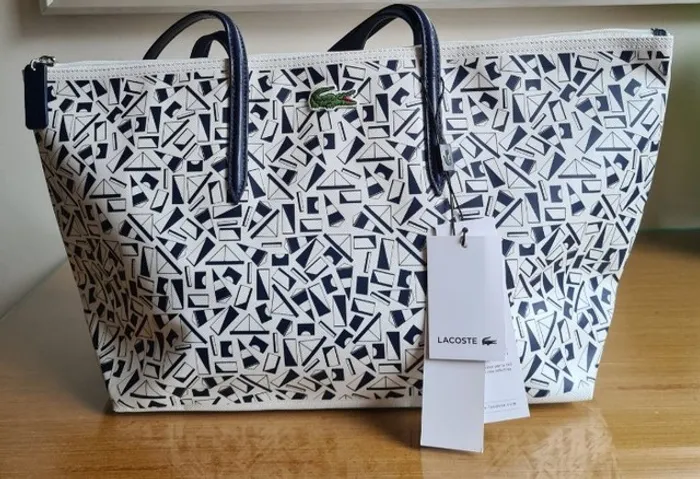 Bolsa Lacoste Original Split Cow Leather Nf1164