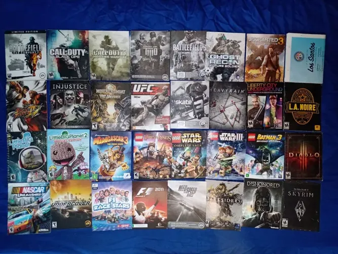 Manual De Jogos Diversos De PlayStation 3 Ps3