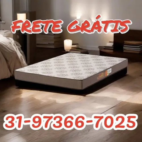 COLCHÃO CASAL PÉROLA D28 DIRETO DA FÁBRICA