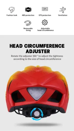 Capacete ciclismo com sinalização led