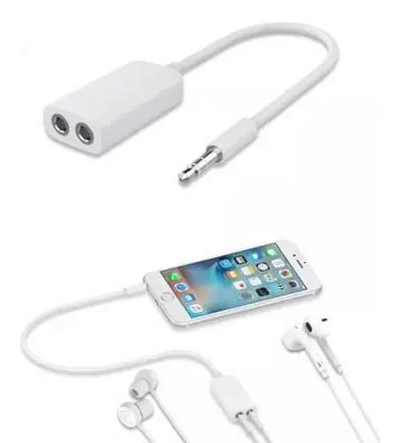 Adaptador Y Divisor pra Fones