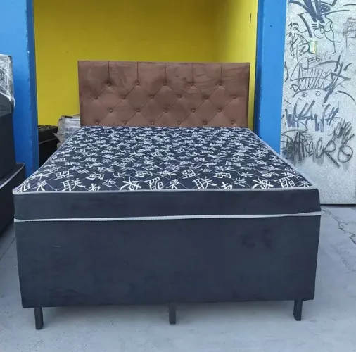 Cama.Box casal conjugada