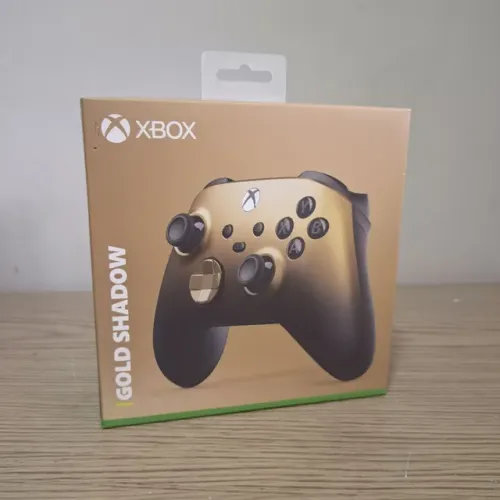 Promoção Controle Xbox Series S/X Gold Shadow Novo(PARCELO CARTÃO)(ACEITO CREDISHOP)
