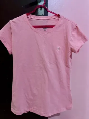 Camiseta Rosa Polo Wear - Tamanho G (nova)