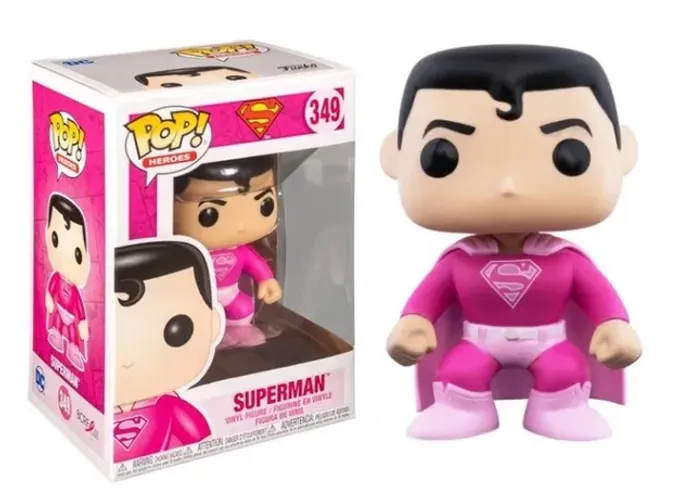 Funko Pop DC Heroes Breast Cancer Awareness Superman 349