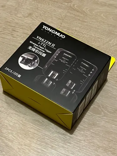 Radio flash Yongnuo YN622N II para Nikon NOVO COM LACRES i-TTL 2 peças