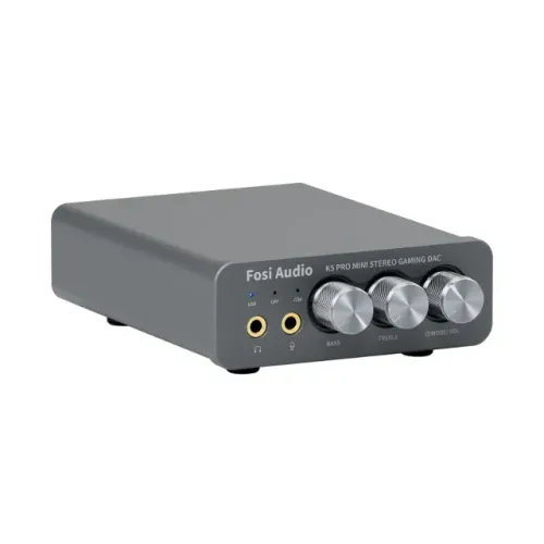 Dac Amplificador Gamer Fosi K5 Pro Mini Pc Ps5 Note RMS 1000mW