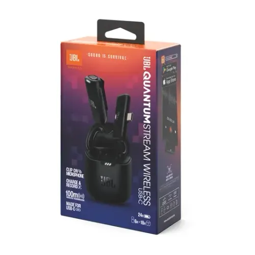 Microfone De Lapela Usb-C Jbl Quantum Stream Wirelees - Loja Natan Abreu