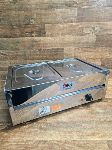 Rechaud Molheira Elétrica Aquecedor Banho Maria 2 cubas de 5 litros  